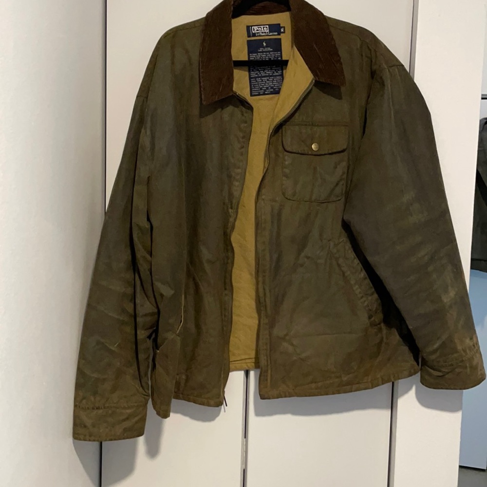 Vintage polo waxed jacket
